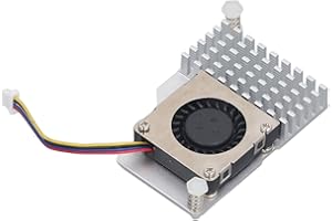 SUNGOOYUE Active Pi 5 Cooler, Efficient Heat Dissipation, Aluminum Alloy Heatsink, Active Cooling Fan, DC 5V, for Fit, Rugged