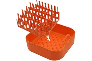 Bacon Rack for Oven Non-Stick Air Fryer Silicone Bacon Rack Reusable Practical Multi-Use Tray for Microwave and Air Fryer Ove