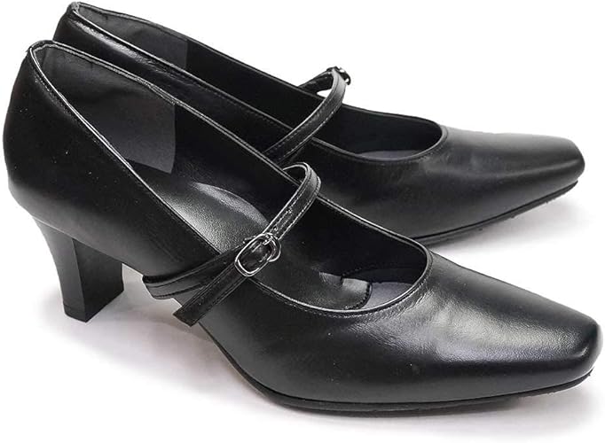 Amazon マドラス モデロ パンプス レディース Dml1500 本革 ストラップ 黒 就活 冠婚葬祭 Modello 日本製 2way ブラック 25 0cm Madras マドラス パンプス