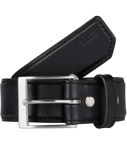Amazon.com : 5.11 Tactical Arc Leather Belt, Black, Small