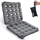 Nexonty 2 Pack Waffle Cushion for Prolonged Sitting, Wheelchair Seat Pad for Pressure Sore, Pressure Relief Inflatable Seat Cushion for Offices, Cars, Airplanes, and Travel, with Hook&Storage Bag