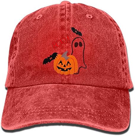 Hanfjj Kefdk Boo Halloween Unisex Cowboy Trucker Cap With Dad Baseball Style Hats