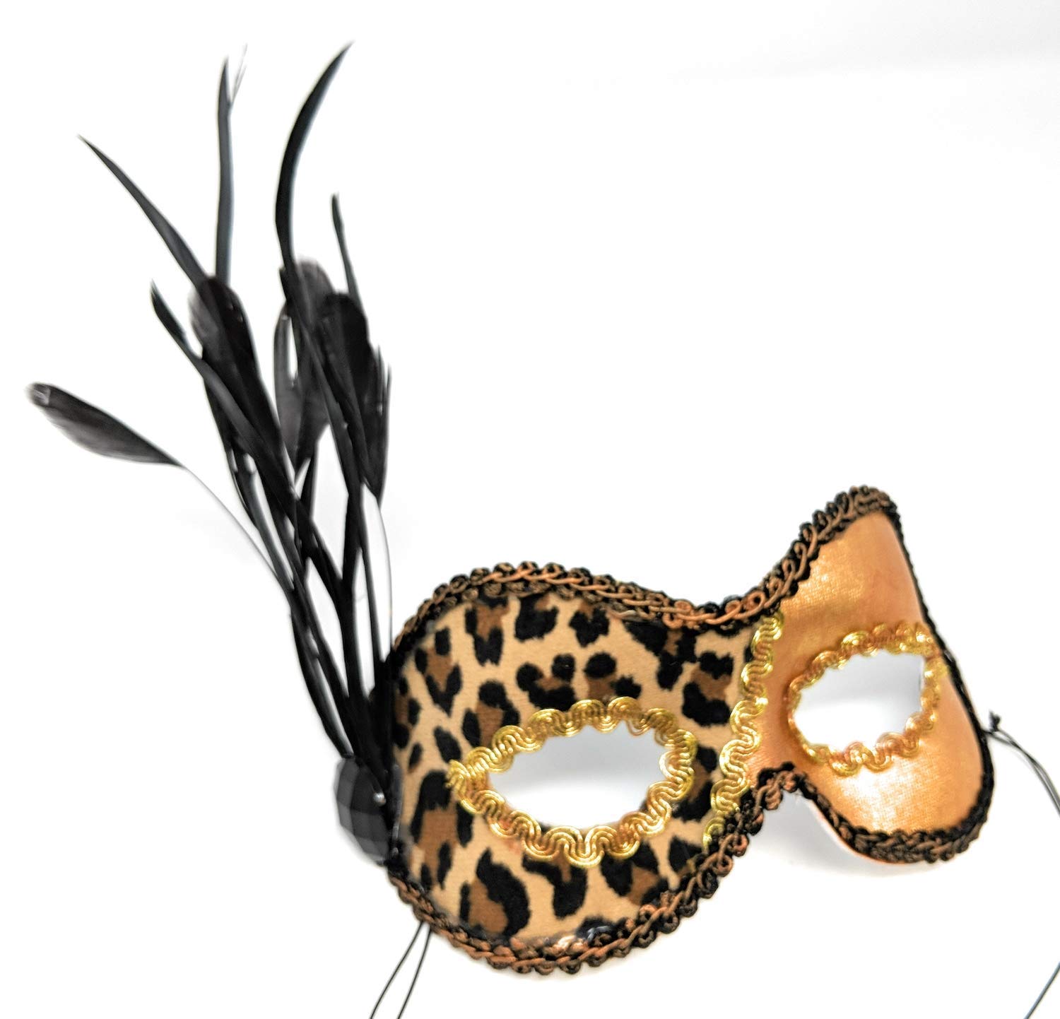 Success Creations USA Chita Leopard Print Masquerade Mask