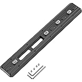 MLOK Arca Dovetail Rail Bipod Mount Adapter ARCA Swiss Quick Release Plate Mlok to Picatinny Rail Lightweight Aluminum Tripod