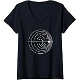 Womens Physics Physicist Doppler Effect Costume V-Neck T-Shirt