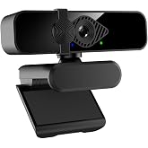 Dobuhont 2K Webcam for PC, 85&deg; View USB Computer Camera, with Noise Canceling Microphone &amp; Privacy Cover, HD Web Cameras for Desktop Laptop Monitor Mac Streaming, Gaming &amp; Video Calling