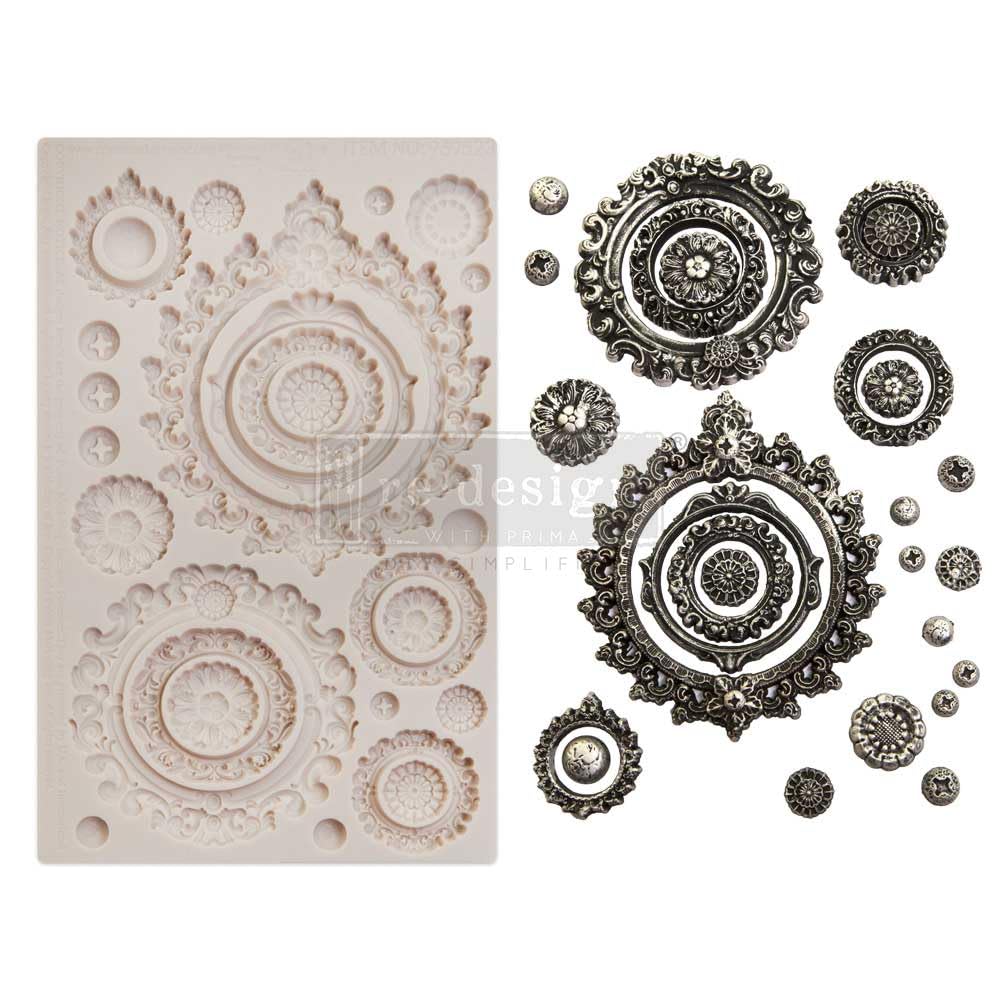 Prima Finnabair 5" x 8" Silicone Mould - Mirror Frames