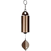 Woodstock Wind Chimes Heroic Windbell Wind Chimes for Outside, 24" Copper Medium Windchime for Outdoor Garden, Patio, Porch W