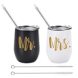 Mr and Mrs Tumblers Bridal Shower Idea for Bride