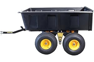 Polar Trailer #10813 HD Max TA – 93" x 55" x 39" Tandem Axle Heavy-Duty Utility Trailer – 1,800 lb Capacity, Rustproof Poly Tub, All-Steel Frame, Smooth Hauling on Rough Terrain