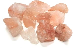 Himalayan Pink Rock Salt Crystals 200g, Medium to Small Size, Pure Unrefined, 100% Natural Color Variation,