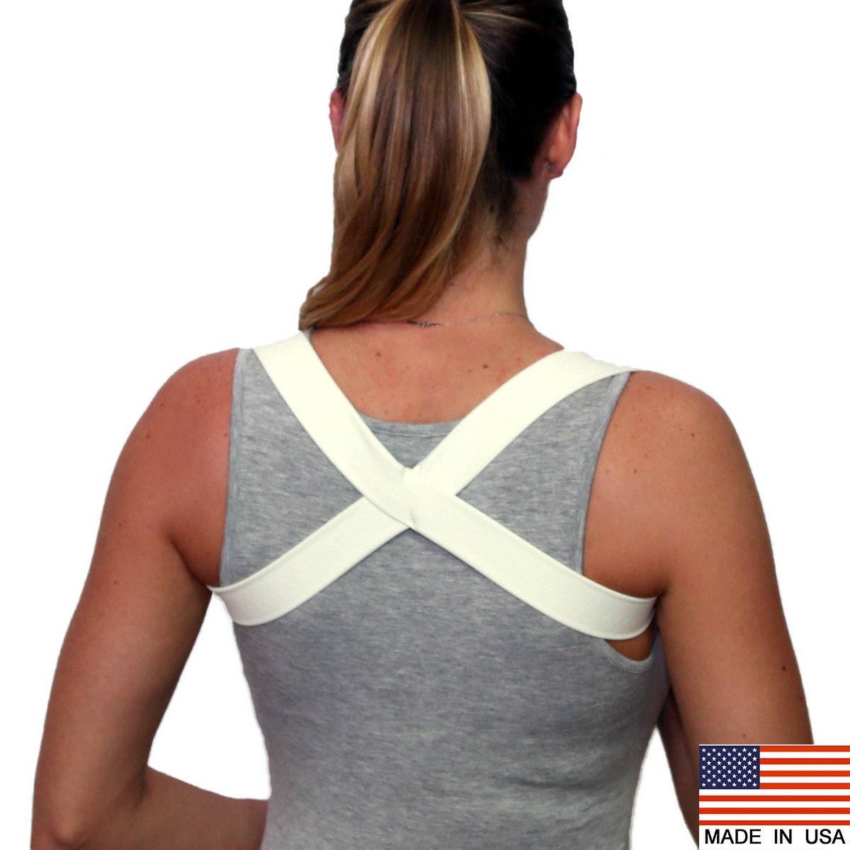 Amazon.com: POSTURE BRACE / SHOULDER SUPPORT - THE 2 IN 1 POSTURIFIC BRACE (BEIGE XLARGE) : Health & Personal Care
