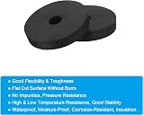 PATIKIL Rubber Vibration Isolation Washer Pads 2.4" OD 0.5" ID 0.4" Thick 4 view 4