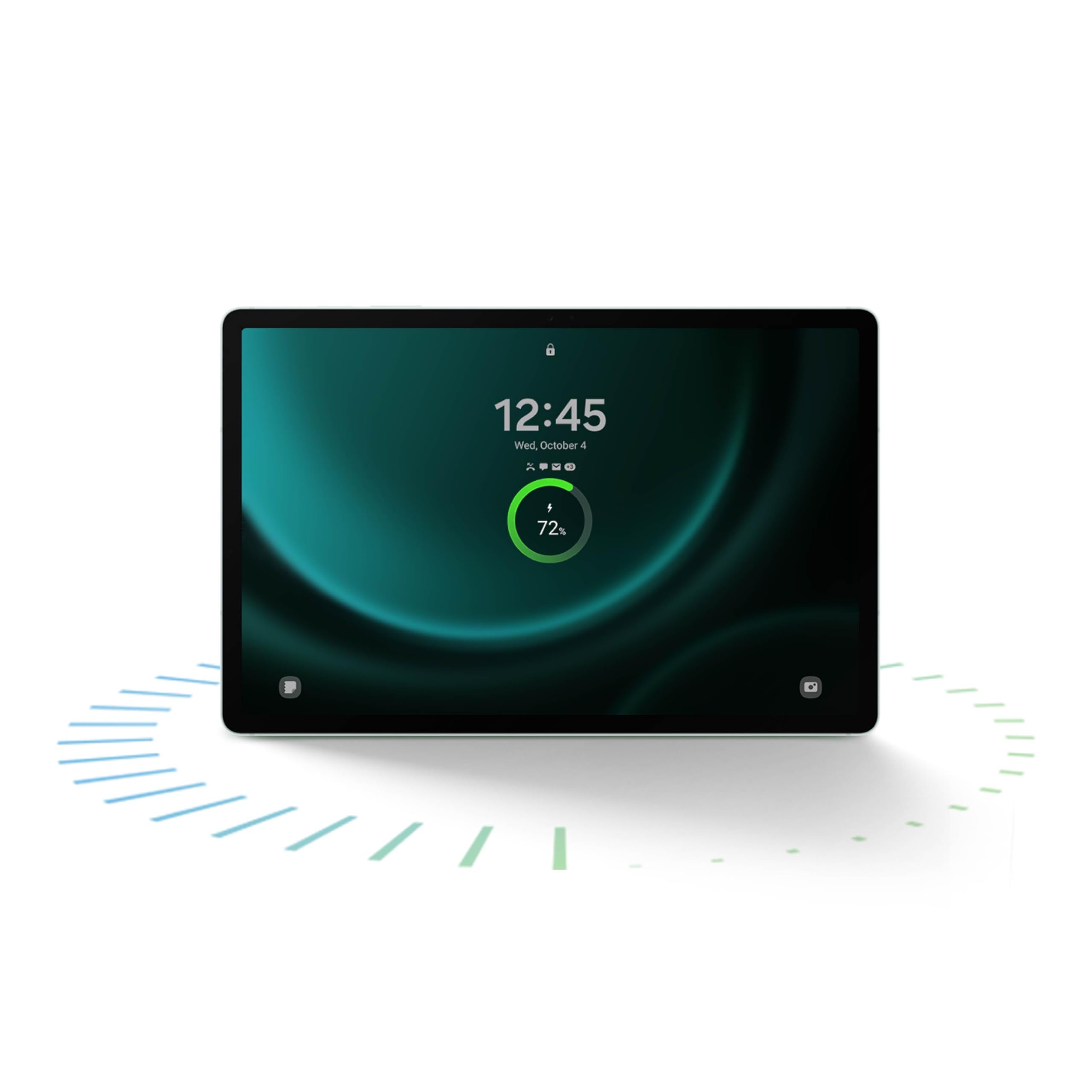 SAMSUNG Galaxy Tab S9 FE Wi-Fi 10.9” 128GB, Android Tablet + Free Smart Book Cover, IP68 Water- and Dust-Resistant, Long Battery Life, Powerful Processor, S Pen, 8MP Camera, US Version, 2023, Mint