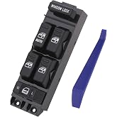 Obaee Driver Power Window Switch for 2000-2002 Chevy Silverado 19259961 | Compatible with Tahoe, Suburban, Avalanche, GMC Yukon/Sierra 1500 2500 3500, Cadillac Escalade, Replaces 15062650