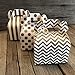 Outside the Box Papers Chevron, Stripe and Polka Dot Paper Gable Favor Boxes 36 Pack Gold, White