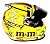 AUTOGRAPHED 2016 Kyle Busch #18 M&Ms Racing (Joe Gibbs Team) Beam Designs Signed Lionel 1/2 Scale NASCAR Replica Collectible Mini Helmet with COA (Limited Edition!)