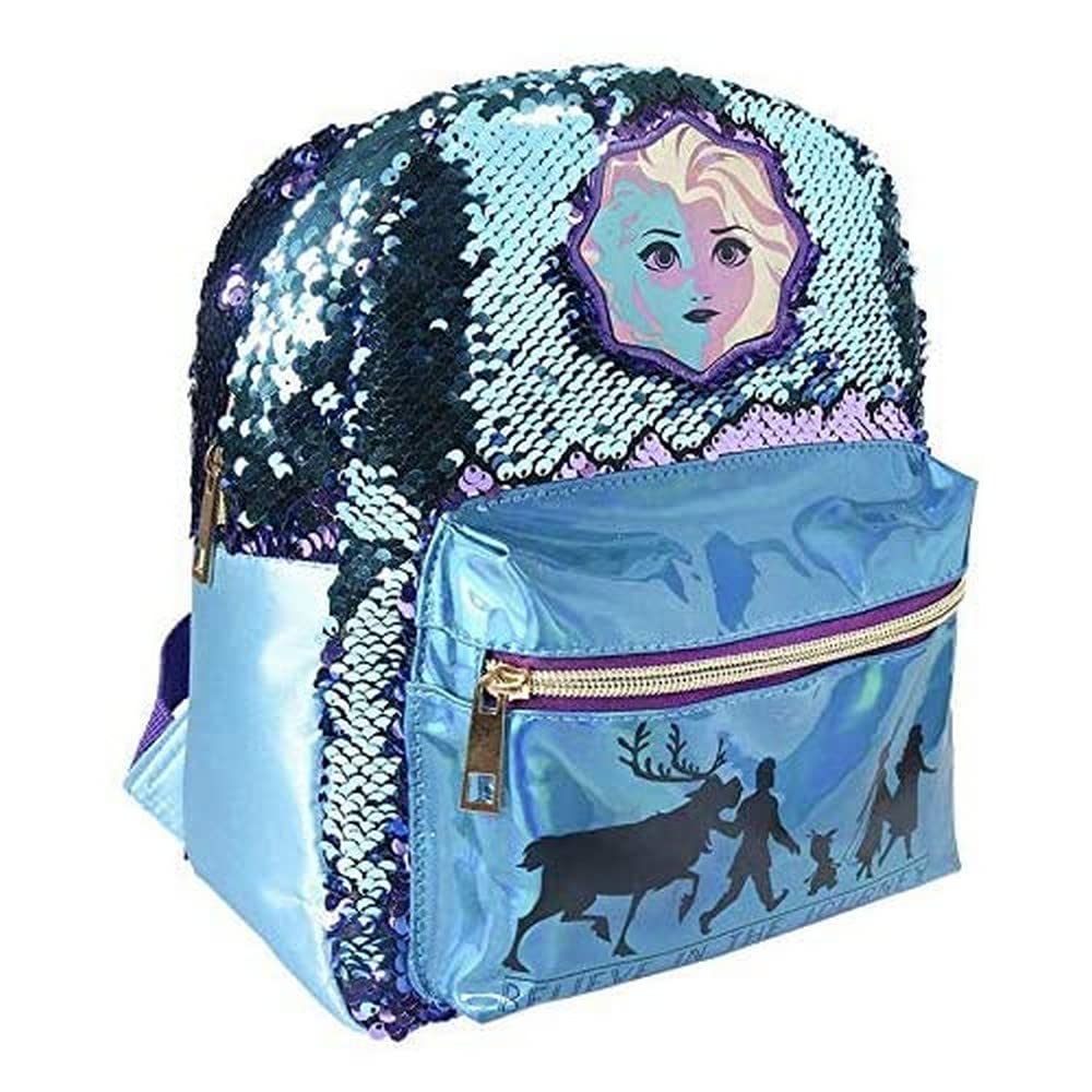 CERDÁ LIFE'S LITTLE MOMENTS Casual Sequins Elsa - Frozen 2, Backpack Leisure & Sportwear Unisex, Kids Youth (Multicolor), One Size
