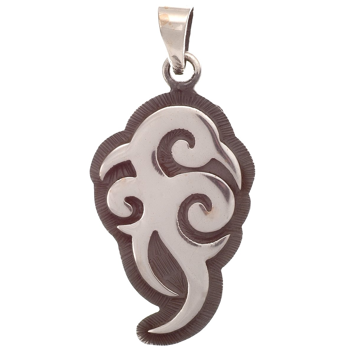 Tribal jewellery pendant 925 silver tattoo pendant for men and women.