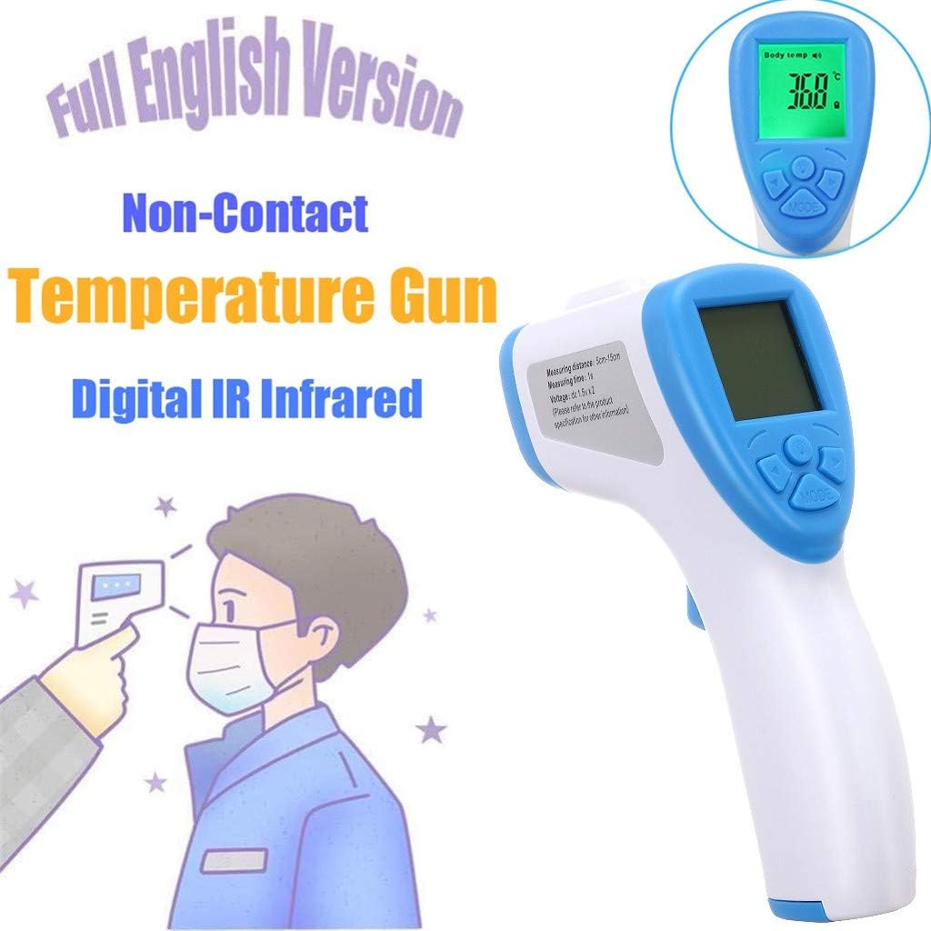 Reicety Precision Forehead Thermometer, Home White Forehead Thermometer for Babies, Kids, Toddlers, Adults, Display is Digital and Accurate, Thermometer for Precise Fever Tracking
