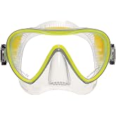 SCUBAPRO Synergy 2 Single Lens Scuba Diving Mask (Clear/Yellow)