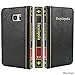 Eco-Fused Book Cover Case Compatible with Samsung Galaxy S7 Edge - Wallet Style Credit Card and Bill Slots - Vintage Encyclopedia Design for Your Modern Device - Faux Leather