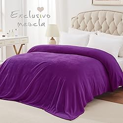 Exclusivo Mezcla Fleece Blanket for Bed, Super Soft