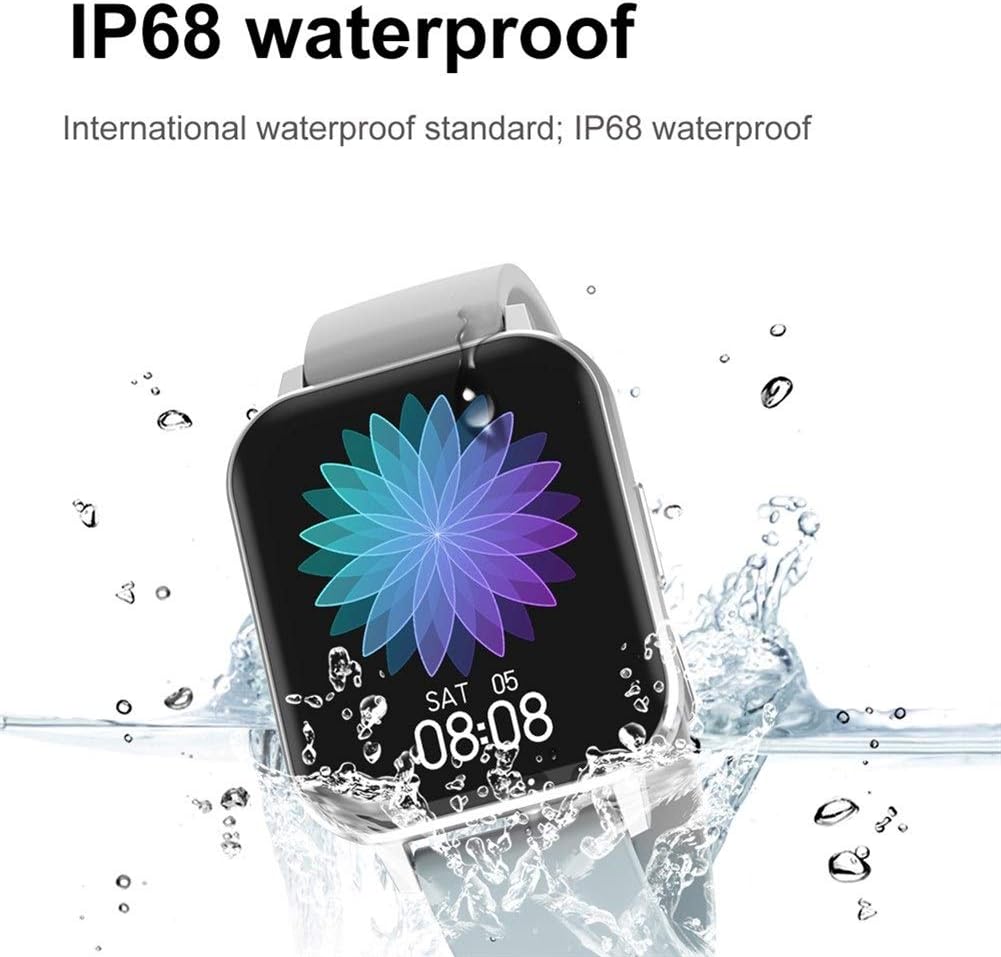 Dtx Smart Watch 1 78 Inch Large Screen Ecg Ip68 Waterproof Weather Forecast Smartwatch For Ios Android Phone Color Silica Gray Amazon Co Uk Electronics Photo