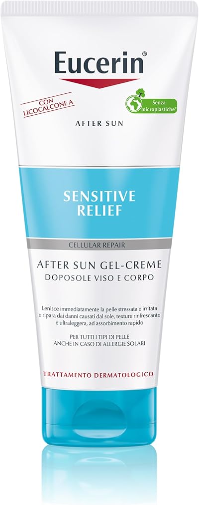 Eucerin Sensitive Relief After Sun Cream-Gel 150ml Soothing Hydrating Skin