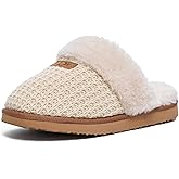 OOW Cozy House Slippers for Women with Memory Foam Soft Warm Fuzzy Slippers Women Home Womens Slipper Shoes for Indoor