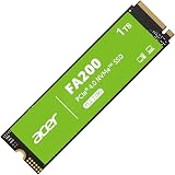 acer FA200 1TB PCIe Gen4x4 NVMe M.2 2280 SSD HMB SLC Read 7200
