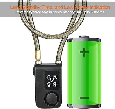 security alarm lock for bike