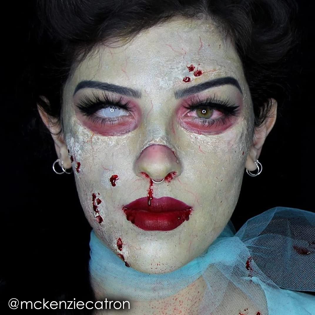 Mehron Makeup Fantasy FX Cream Makeup | Water Based | Halloween | Zombie Flesh Face Paint & Body Paint For Adults 1 fl oz (30ml) (Zombie Flesh)