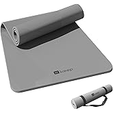 KEEP Extra Wide Yoga Mat, 7mm Thick 72" x 32" Exercise Mat | 7mm thick Extra wide yoga mat with carry strap for home workout, yoga, exercise and Pilates