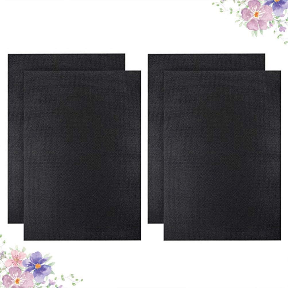 Blacki Milisten 4pcs Cross Stitch Aida Cloth Black Cross Stitch Fabric 11 Count Classic Reserve Aida Cloth For Diy Sewing Cross Stitch Supplies Needlework Cross Stitch Urbytus Com