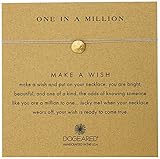 Dogeared Make A Wish One In A Million Sand Dollar Taupe Necklace, 16