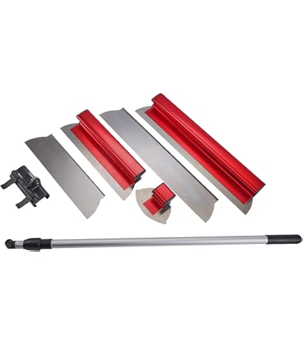 BHTOP Drywall Tools Skimming Blade with Extension Handle - 7