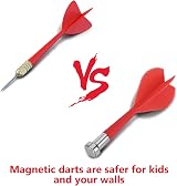 Esjay 18 Inch Magnetic Dart Board Set Safe Kids Indoor Outdoor Game 12 Darts view 3