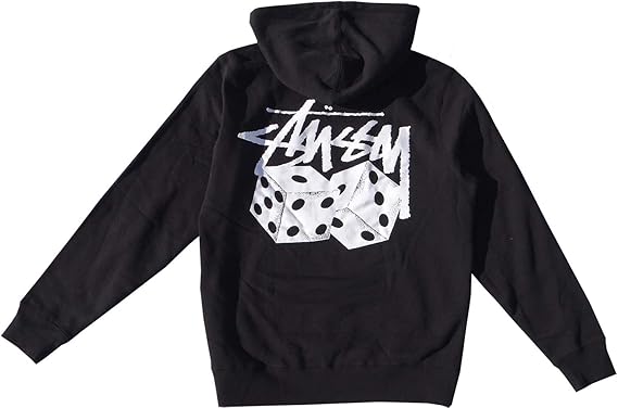 Amazon Stussy ステューシー Pair Of Dice Hood ペア オブ ダイス フード Black L 並行輸入品 トレーナー パーカー 通販