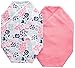 Carters Flowers Fine & Bold 2-Pack Swaddle Blankets - pink, one size