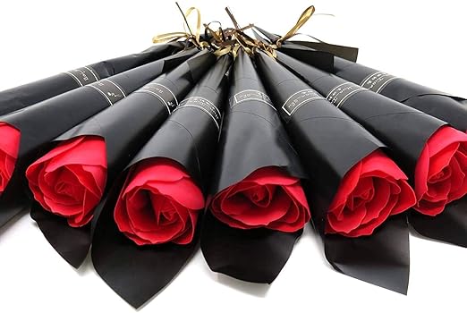 Amazon Simple Better バラ ソープ 花束 プチギフトミックスカラー ２０本 赤色 造花 オンライン通販