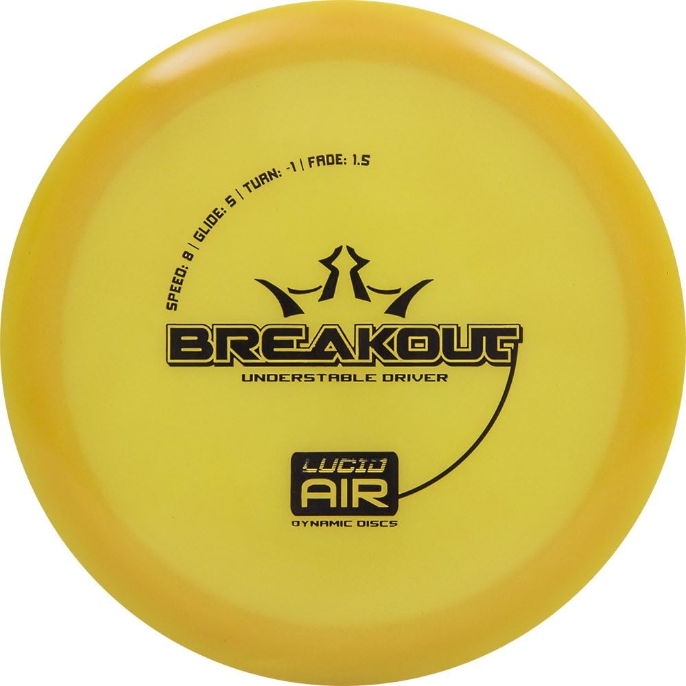 Dynamic Discs Lucid AIR Breakout Fairway Driver Golf Disc [Colors May Vary]