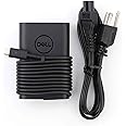 New Dell Laptop Charger 65W(Watt) AC Power Adapter With Type c(USB-C/USBC) Tip Include Power Cord For XPS 12, 9250 XPS 13 9350 9360 9365 9370 9380, Latitude 7370 7280 7480 5480 7275 5290 7490