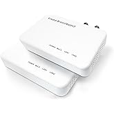 MoCA 2.5 Adapter with Dual 2.5GbE Ports (2-Pack) | High-Speed Ethernet Over Coaxial Network | 2.5Gbps Wired LAN for Streaming