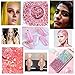 Laza 12 Colors Glitter Nail Art Acrylic Nails Powder Mixed Sequins Iridescent Flakes Ultra-Thin Paillette Sparkles Tips Chunky Box for Cosmetic Face Eyes Body Hair - Pastel Tangerine