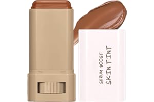 TIRDET Tinted Moisturizer Stick Serum for Boost Skin Tint, Multiuse Solid Tinted Moisturizing Foundation Stick, Natural Makeup, Solid Beauty Balm for Foundation and Contour Concealer