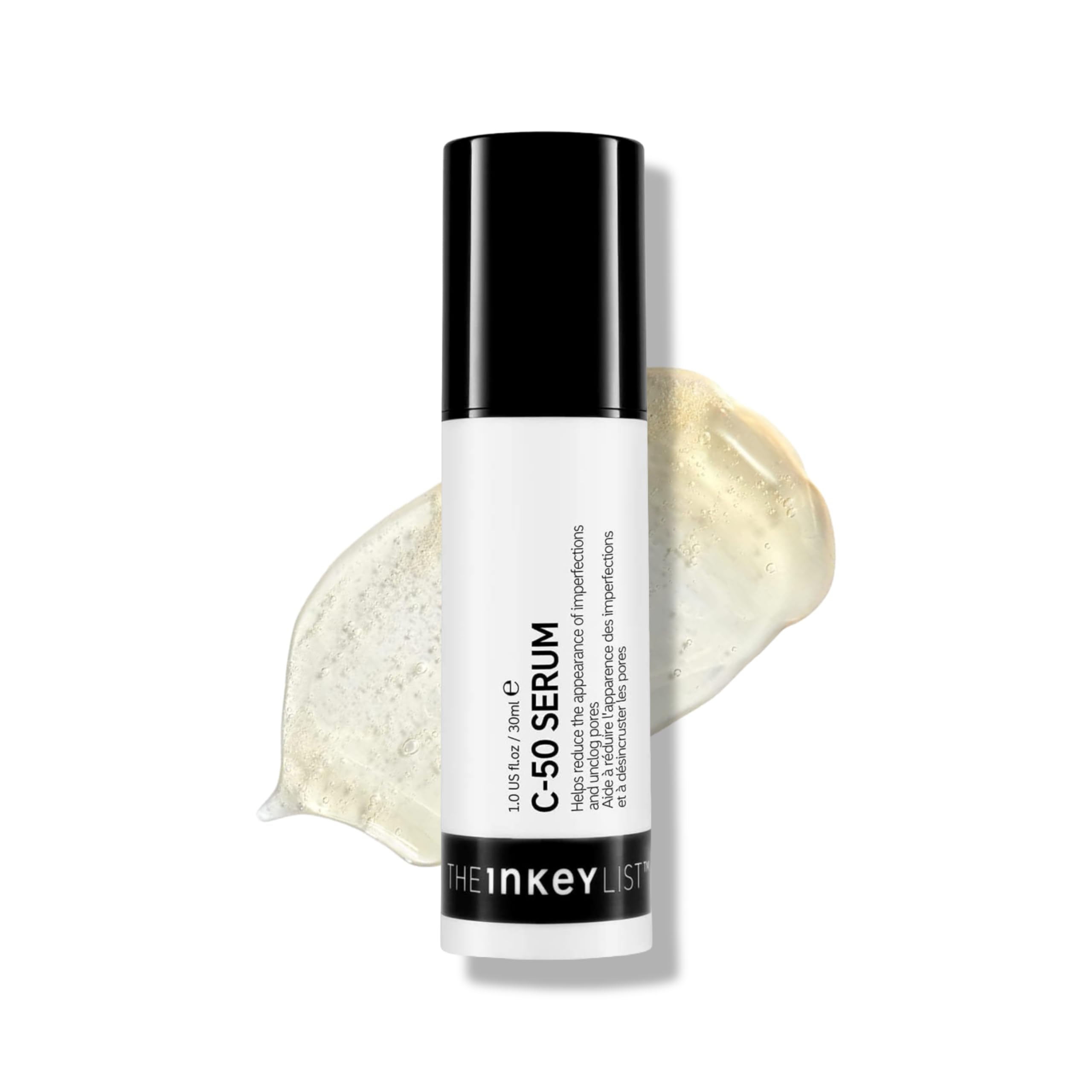 The Inkey List C-50 Serum 30ml, Blemish Night Treatment, Unclogs Pores, Fragrance Free, Suitable For All Oily Skin