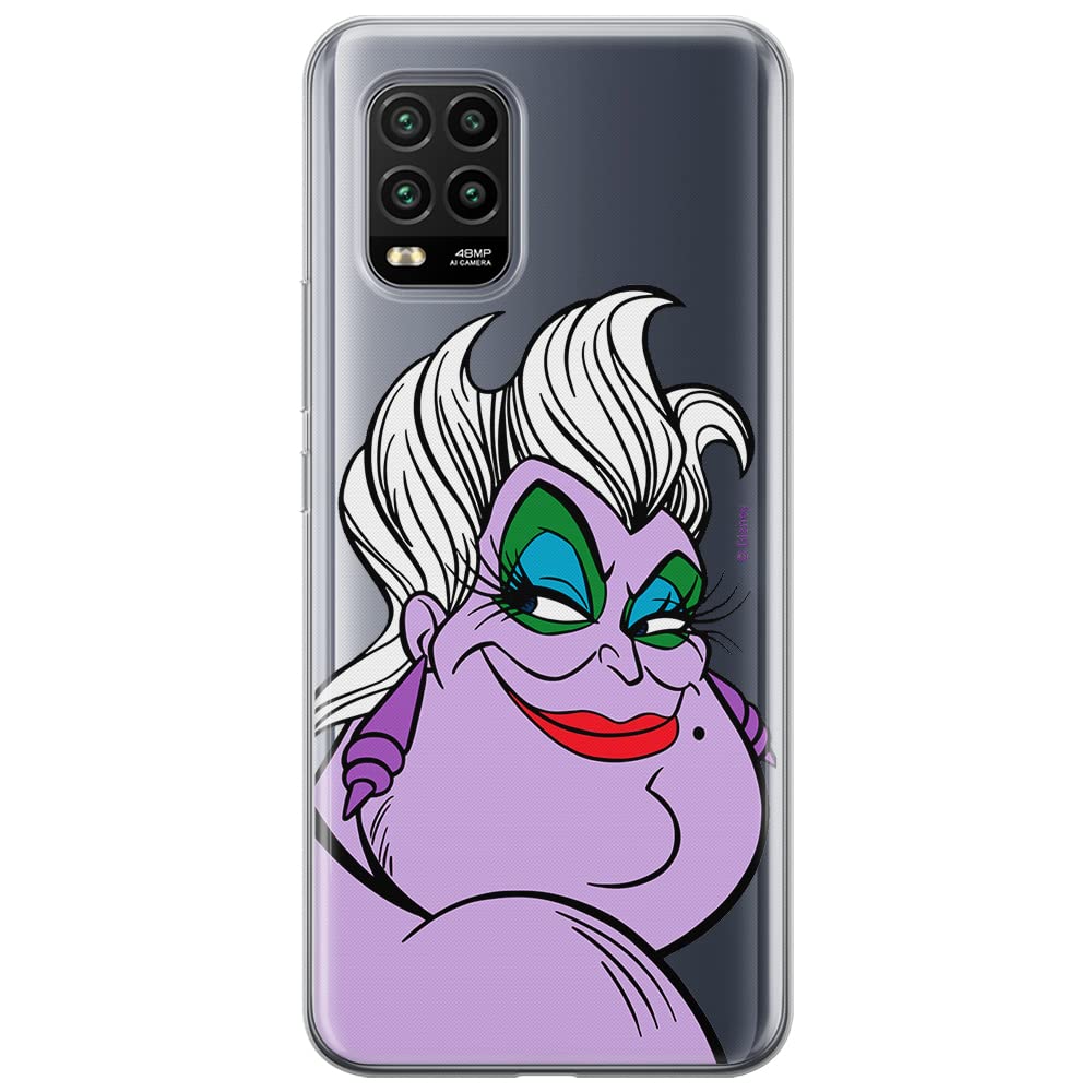 ERT GROUP mobile phone case for Xiaomi MI 10 LITE original and officially Licensed Disney pattern Ursula 001 optimally adapted to the shape of the mobile phone, partially transparent — image 1