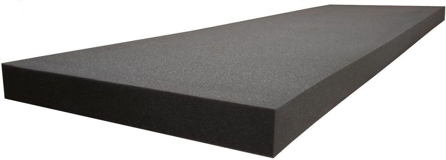 Acoustic Foam provides better soundproofing Prime Condition. use in recording studios, control rooms, Offices home studios, Studios, RecoProfessional Acoustic Foam Flat Panel. 3" X 24" X 72" (1 Piece)