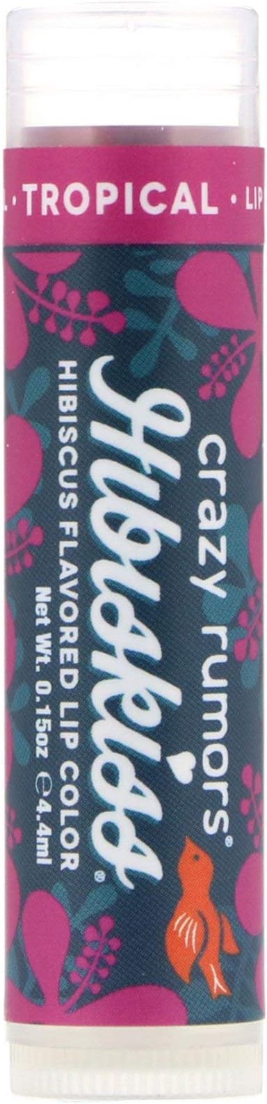 Crazy Rumors Hibiskiss Lip Balm Stick 4g Natural Vegan Tint Cheek Color Dry Lips